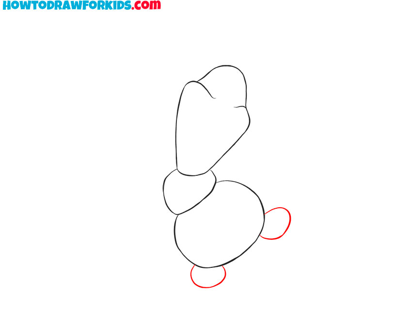 how to draw olaf easy step by step