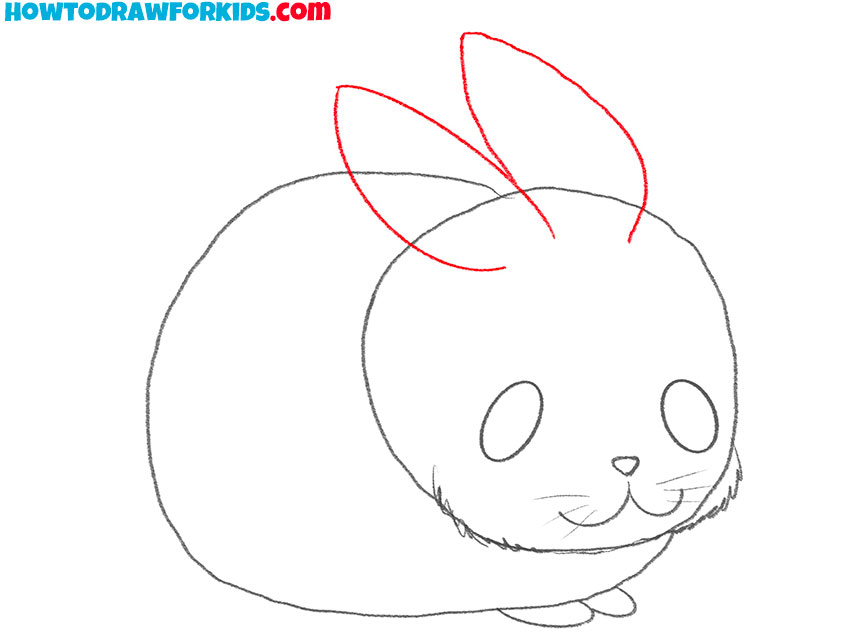 bunny drawing easy cute