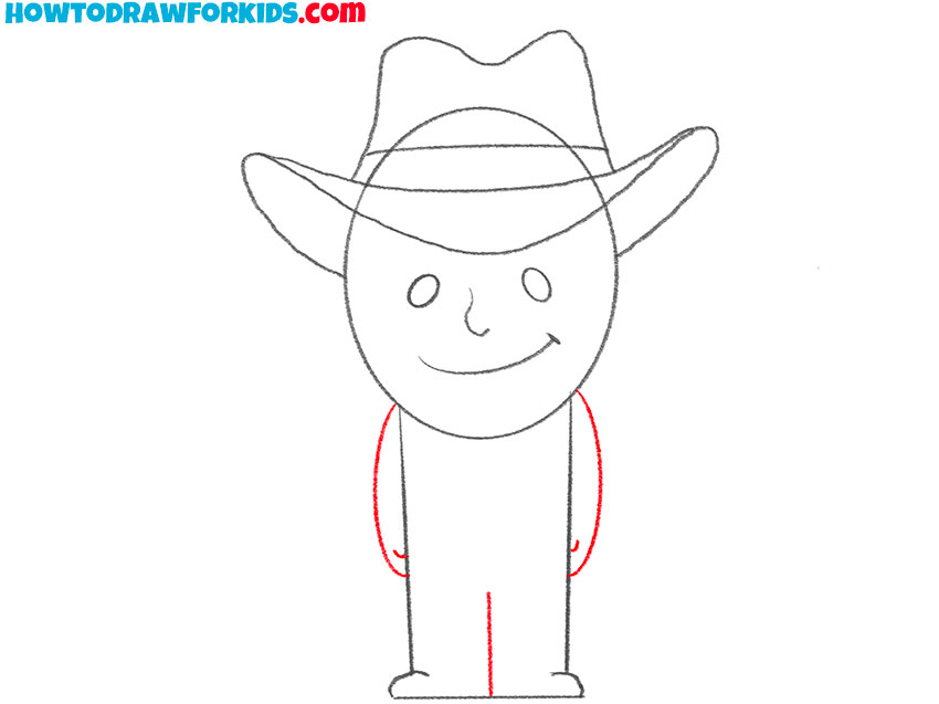 cowboy hat simple drawing