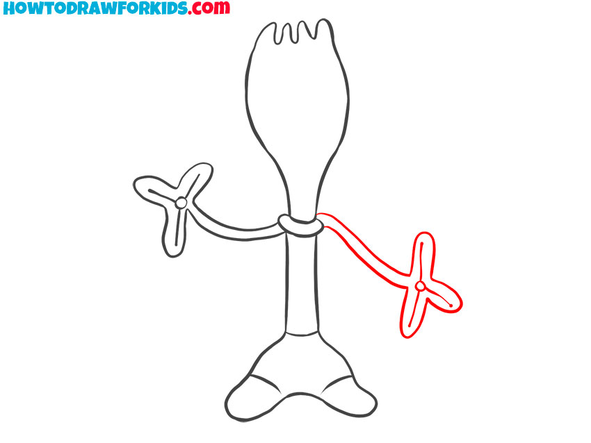 forky simple drawing