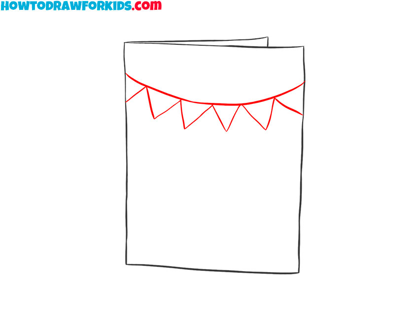 how to draw a birthday card for a friend