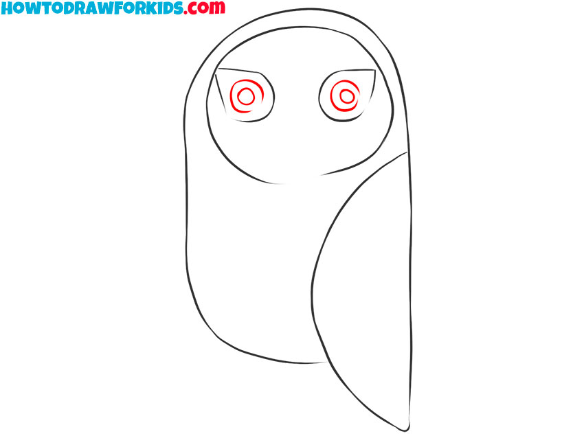 how to draw a realistic snowy owl step by step