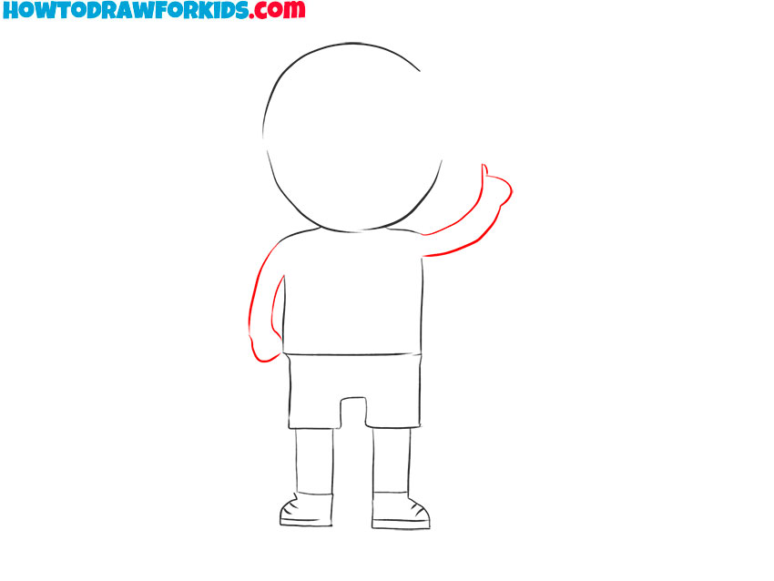 how to draw a simple basketball player