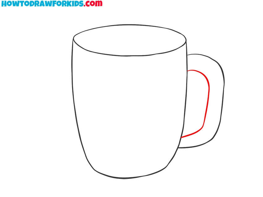 how to draw a simple mug of coffee