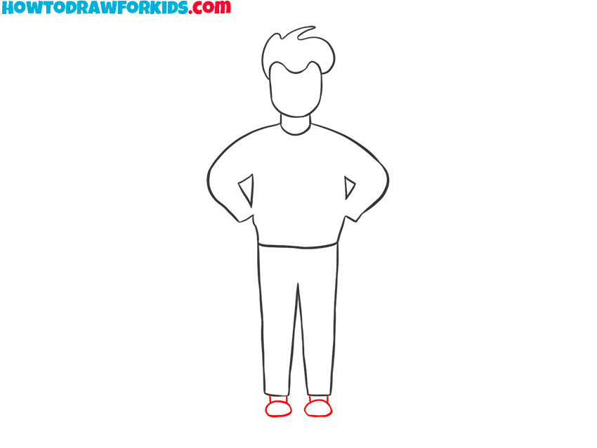 how to draw a simple person for beginners