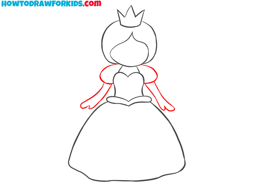 easy princess drawings
