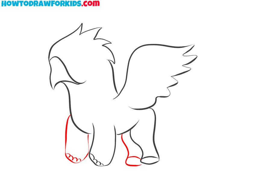 how to draw griffin art