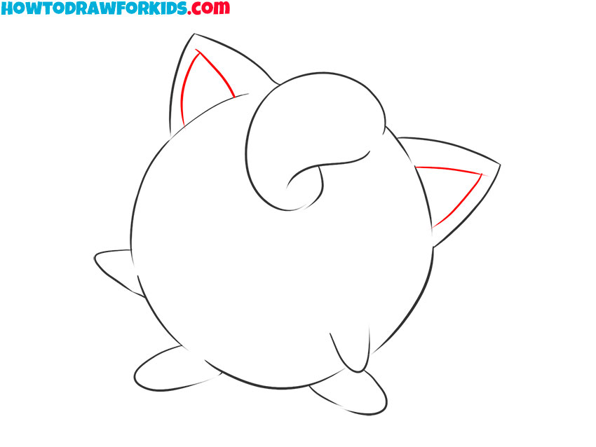 how to draw simple jigglypuff