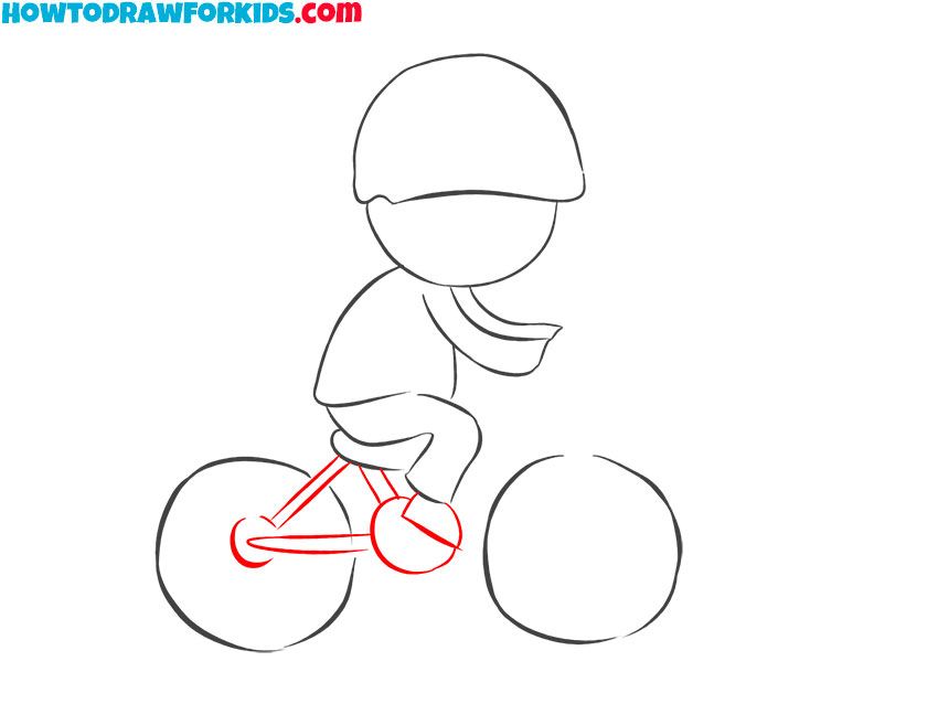 kid on a bike drawing tutorial