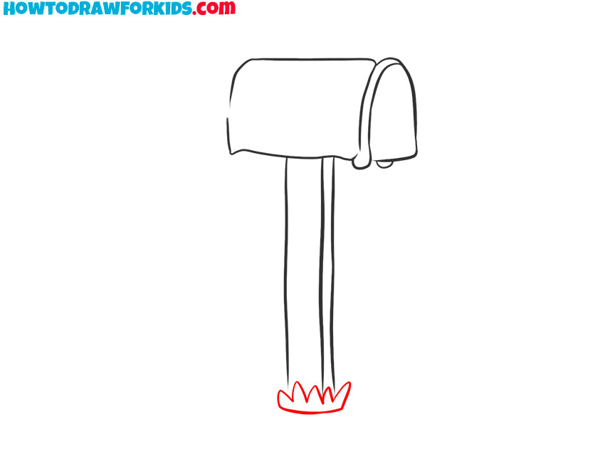 mailbox cartoon drawing