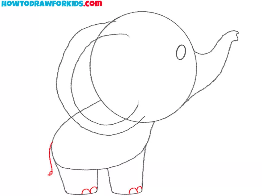 baby elephant drawing for kids