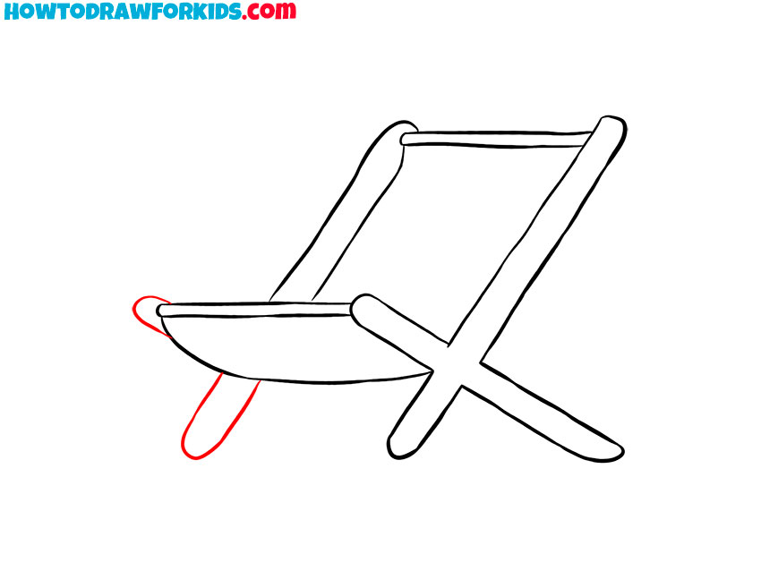 beach chair drawing lesson