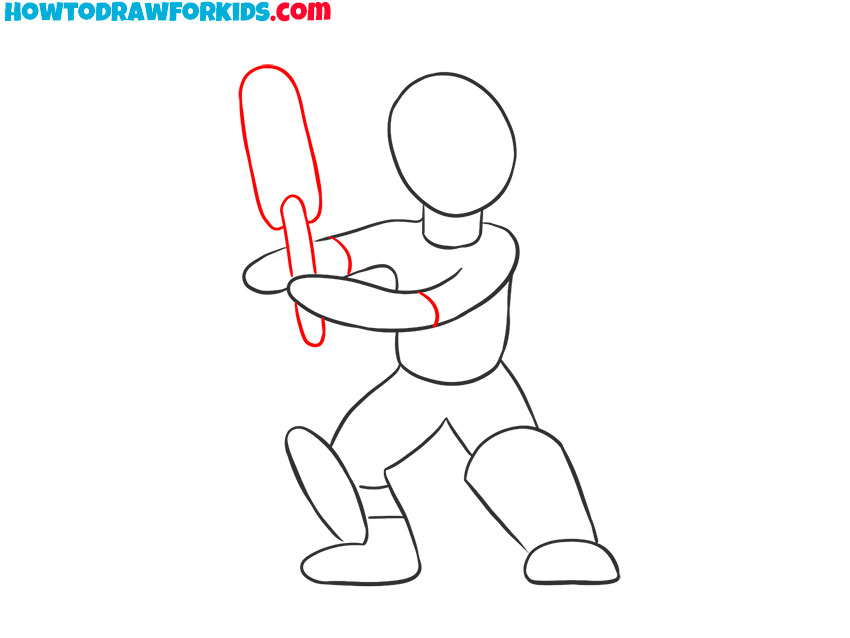 cricketer drawing tutorial for beginners
