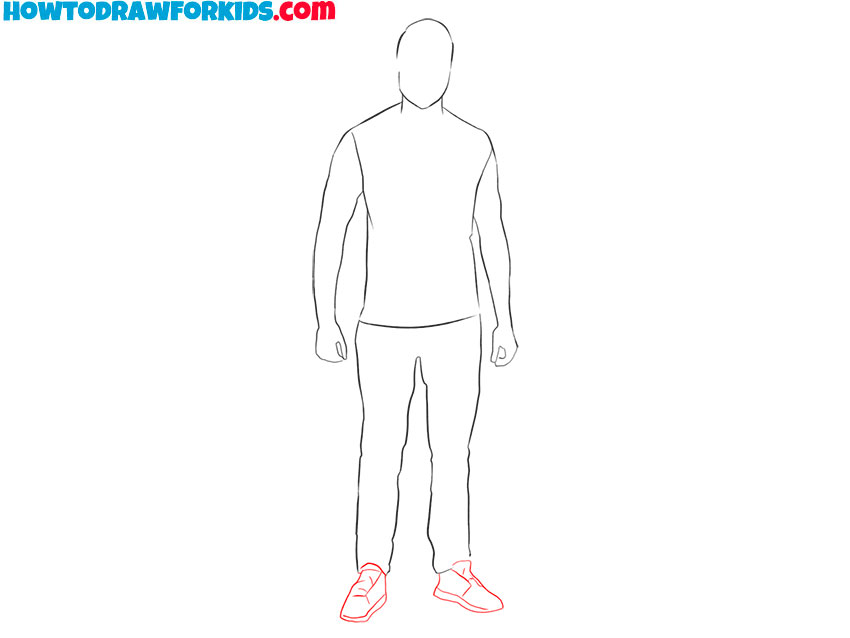 how to draw a 3d person