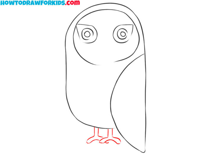 How to Draw a Snowy Owl - Easy Drawing Tutorial For Kids