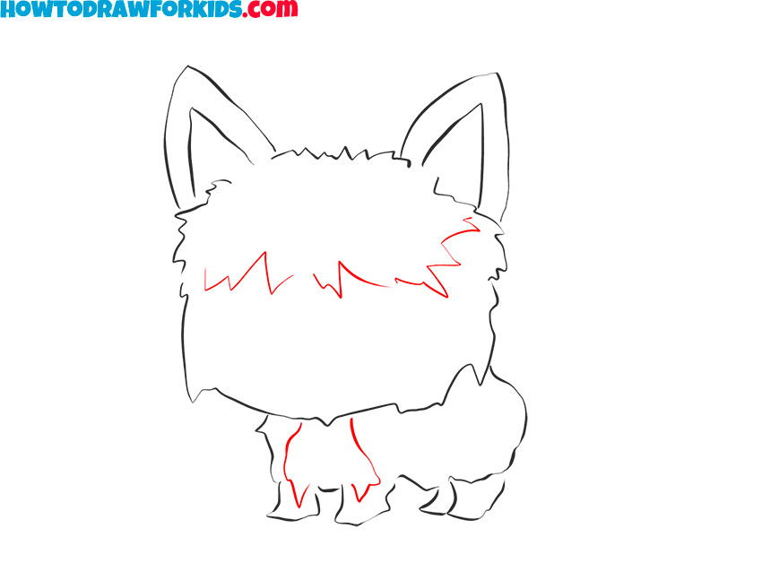 how to draw a cute yorkie puppy