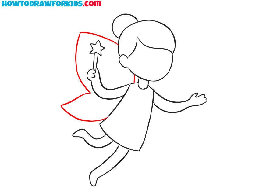 Simple fairy drawing | easy drawing for beginners - YouTube