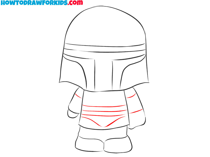 how to draw boba fett mask