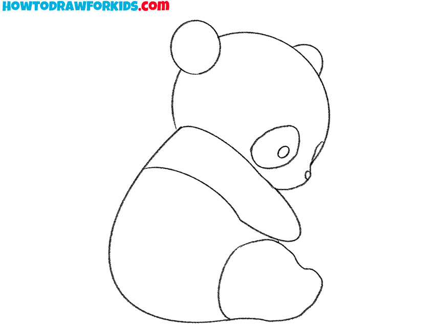 easy panda drawing lesson for kindergarten