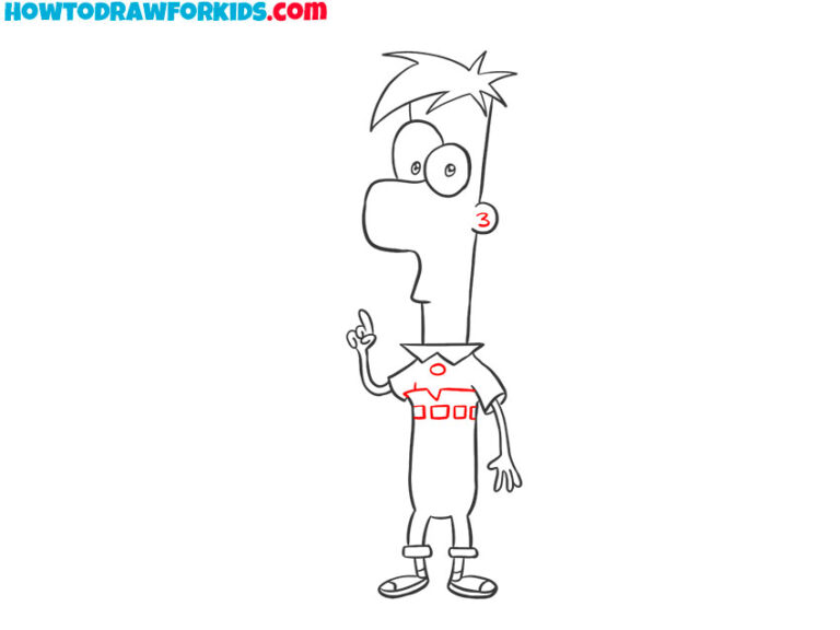 How to Draw Ferb Easy Drawing Tutorial For Kids