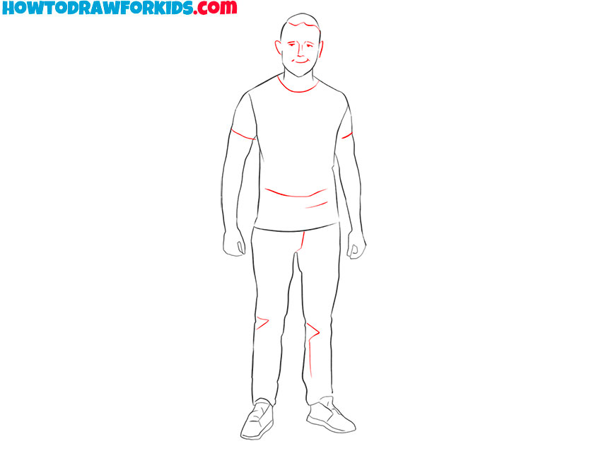 how to draw a person for kids