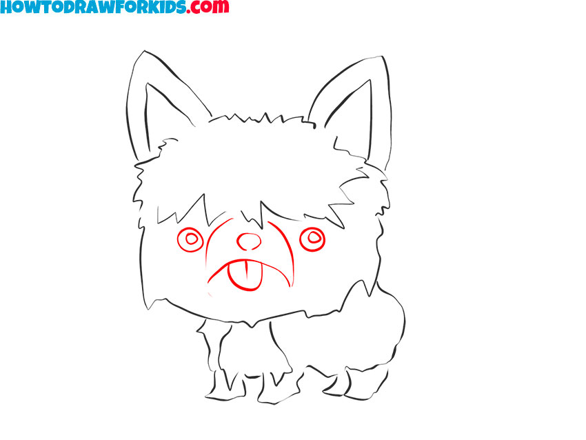 how to draw a yorkie dog easy