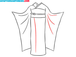 How to Draw a Kimono - Easy Drawing Tutorial For Kids