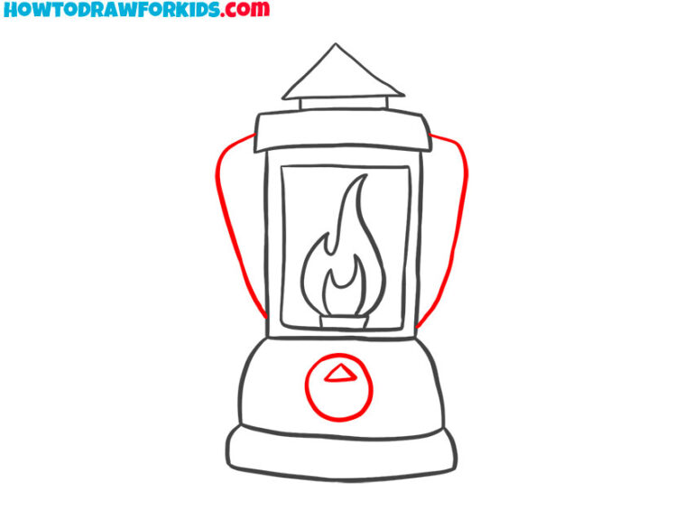 How to Draw a Lantern Easy Drawing Tutorial For Kids