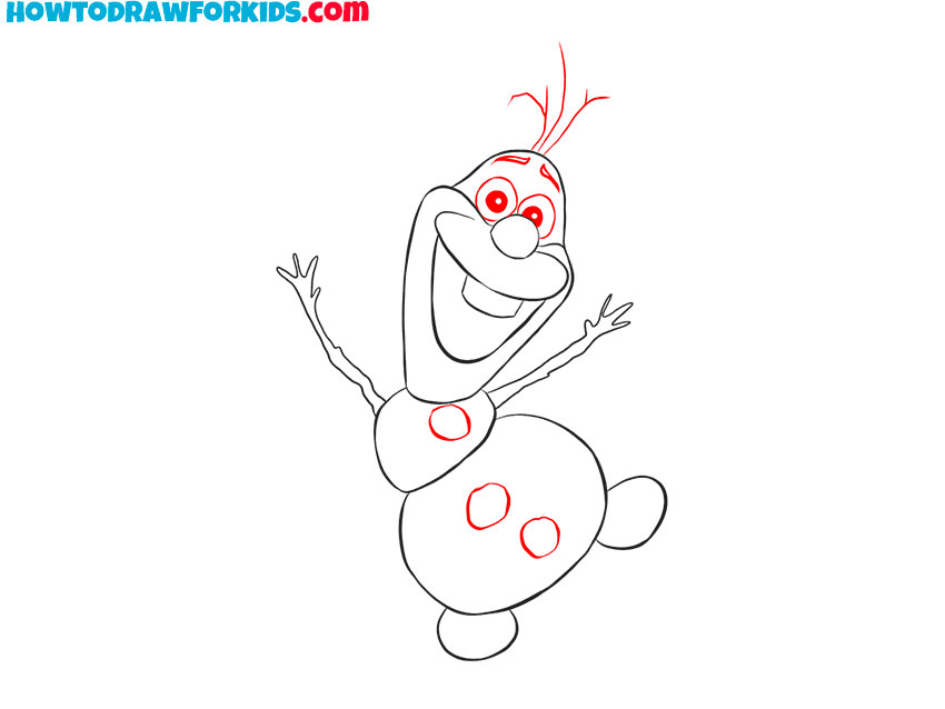olaf drawing frozen