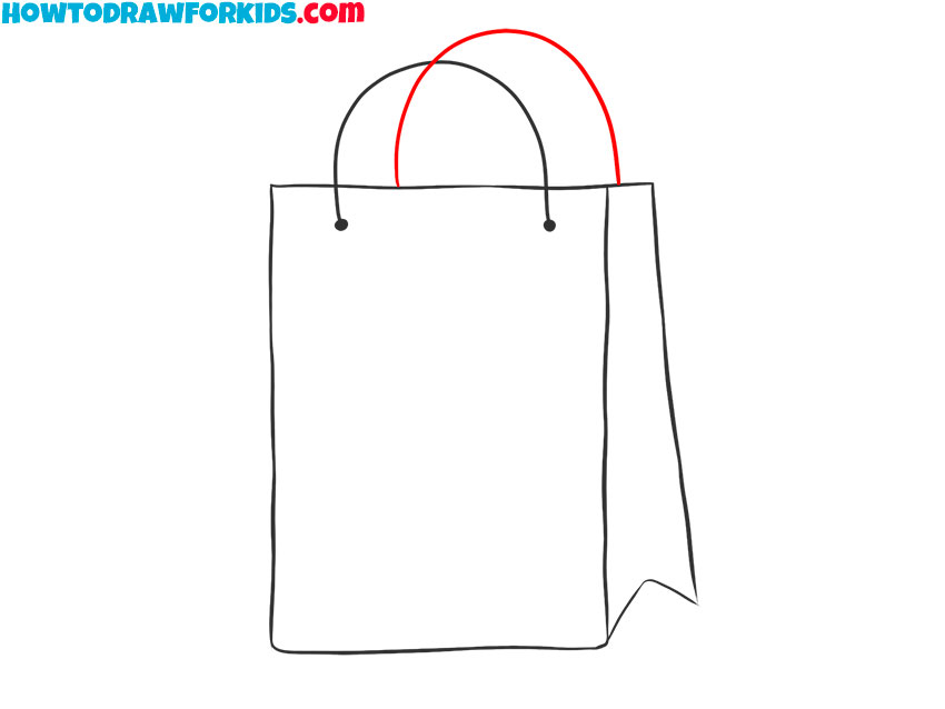 shopping bag drawing lesson