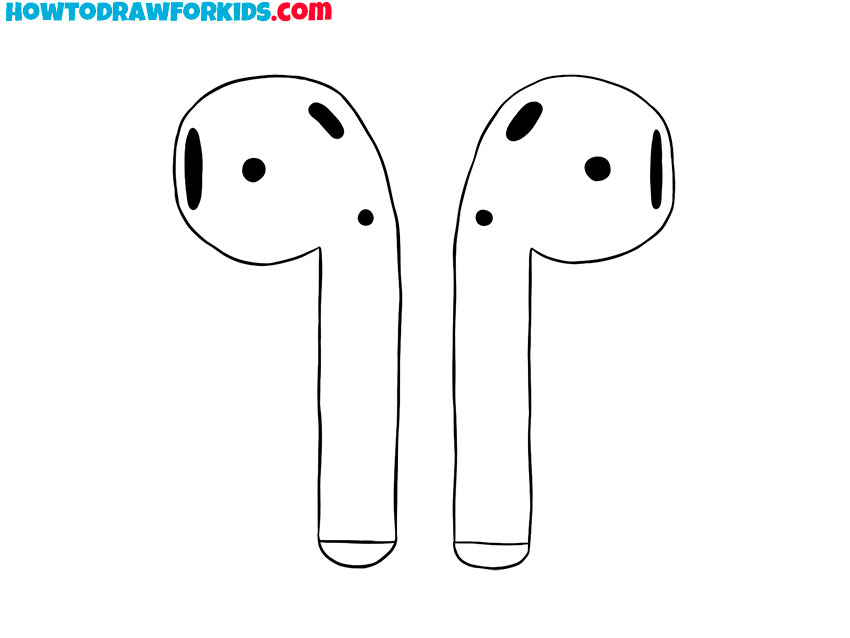 How to Draw AirPods Easy Drawing Tutorial For Kids