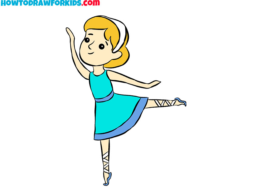 How To Draw A Dancer Easy Drawing Tutorial For Kids – Howtodoes