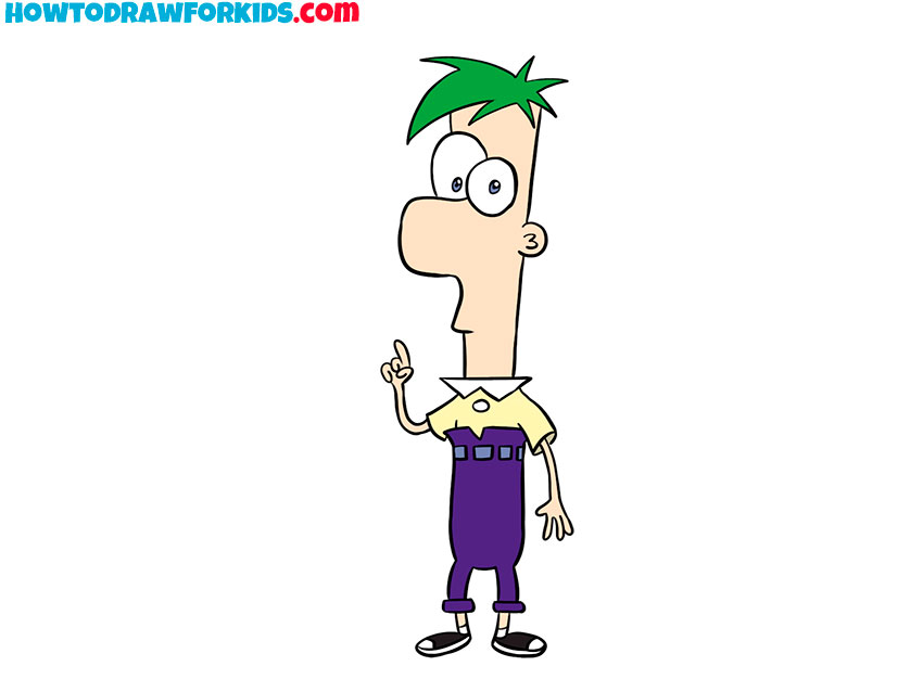 Draw Phineas and Ferb 👀 Living drawings for kids - YouTube