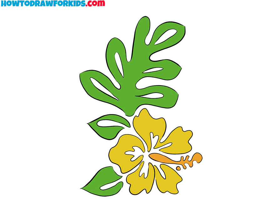 How To Draw A Easy Hawaiian Flower Step By Best Flower Site