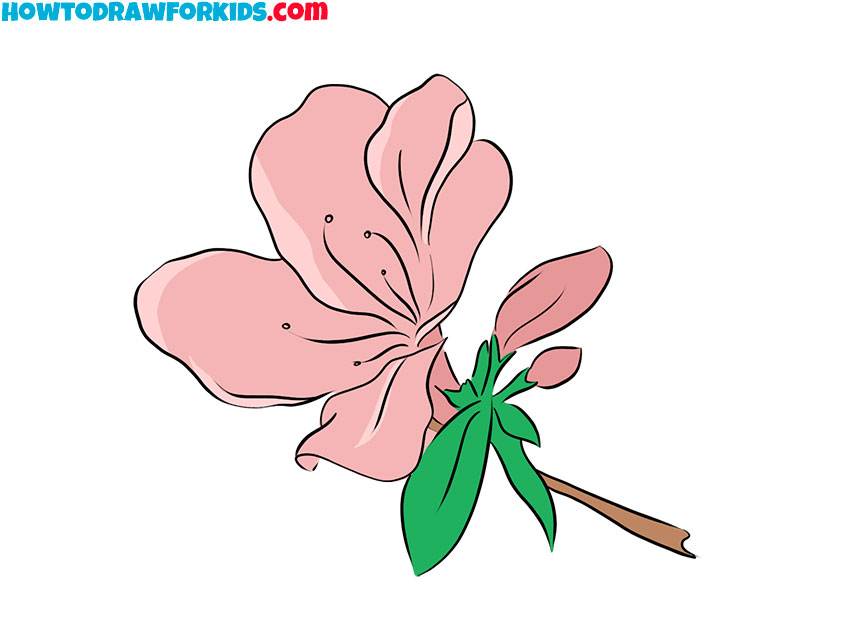 pretty flower drawing