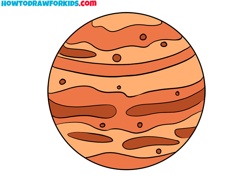 Easy How to Draw Planets Tutorial