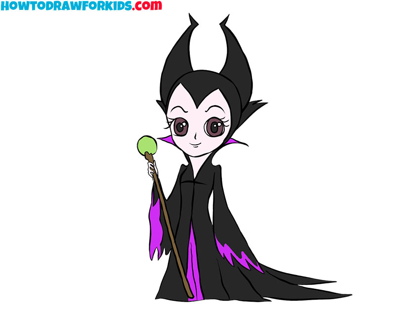 maleficent drawings easy