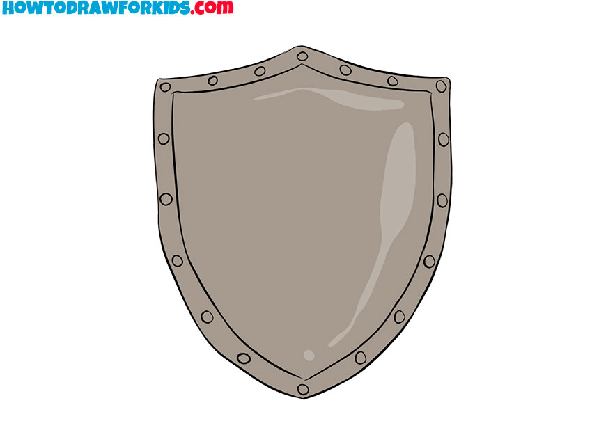 shield cartoon drawing