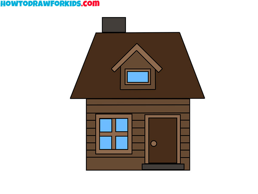 simple house drawing tutorial for kindergartensimple house drawing tutorial for kindergarten