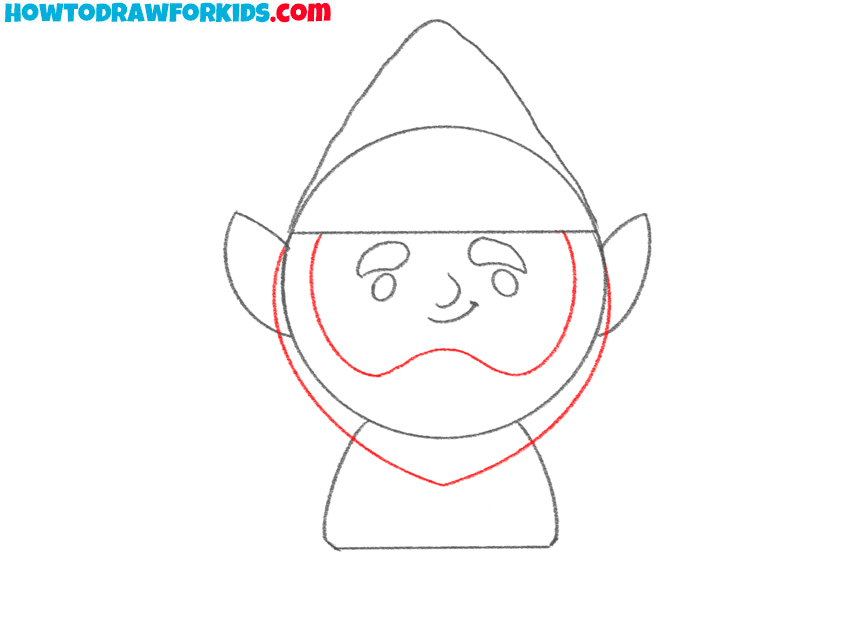 How to draw a gnome for kids easy