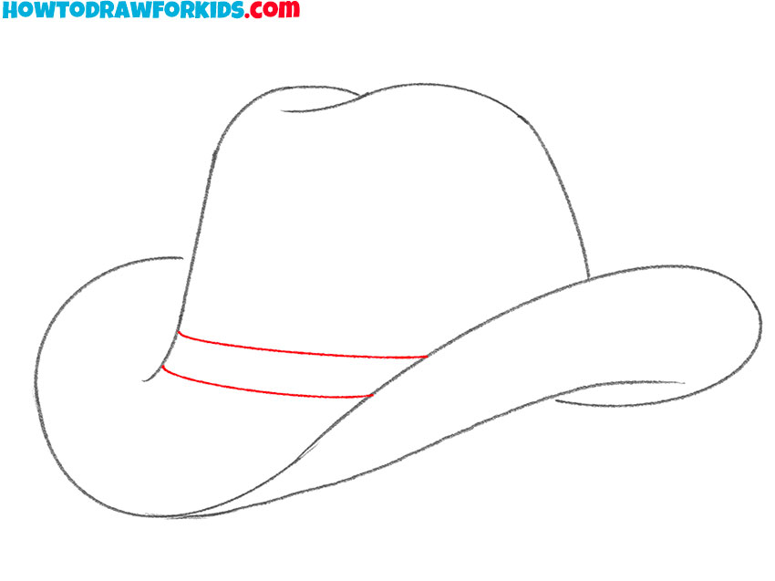 a cowboy hat drawing tutorial