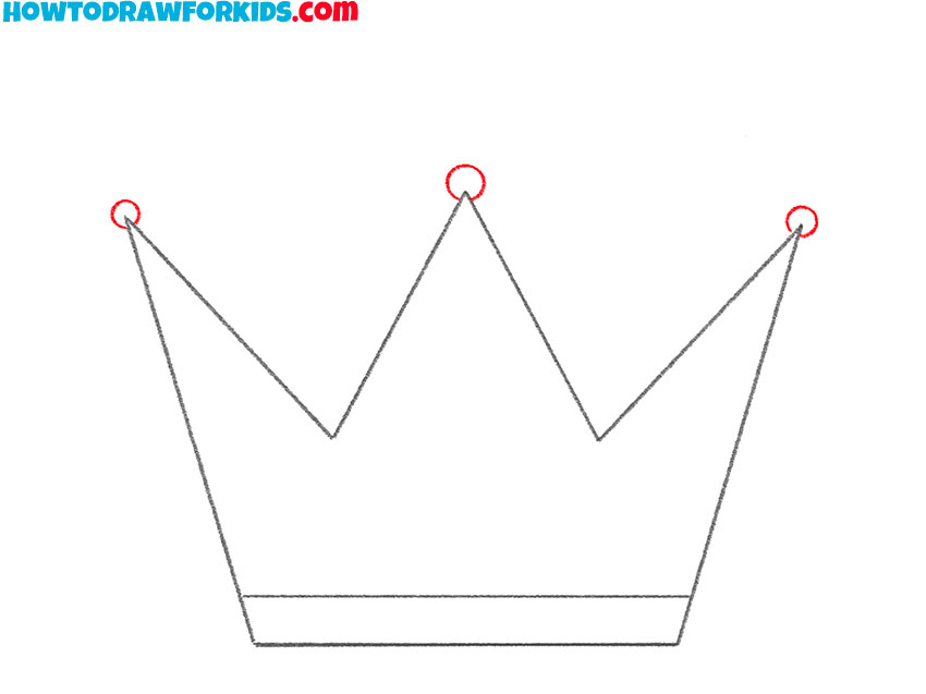 a crown drawing guide