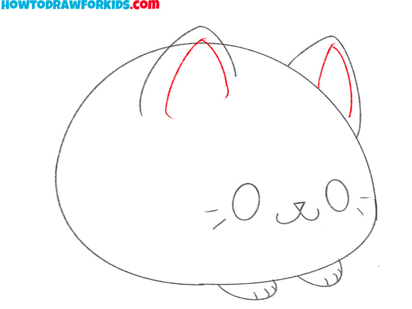 a cute cat drawing guide
