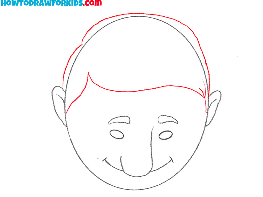 a face looking down drawing tutorial