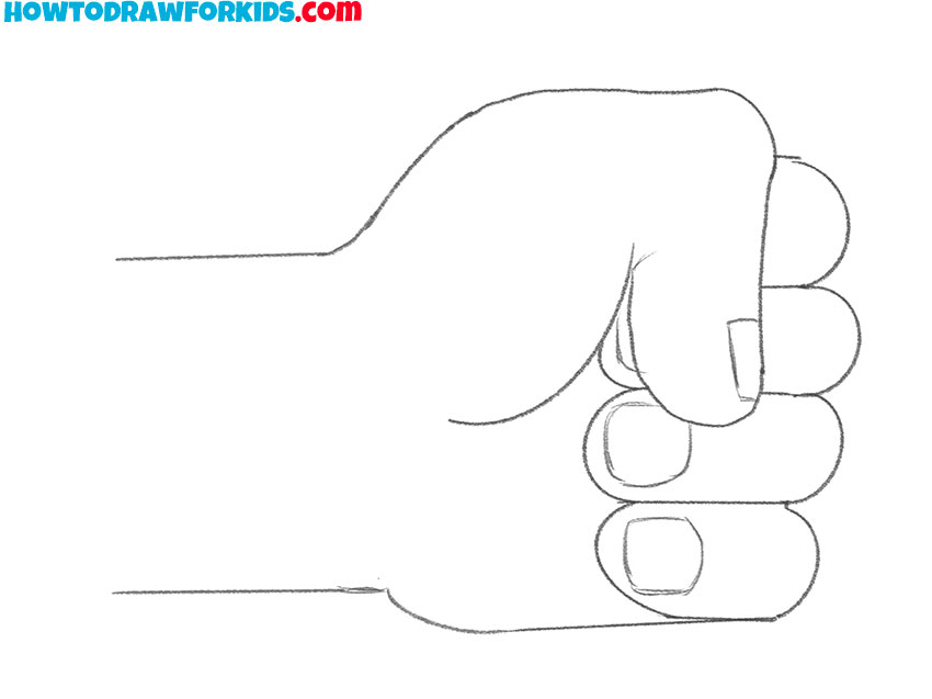 a fist drawing tutorial