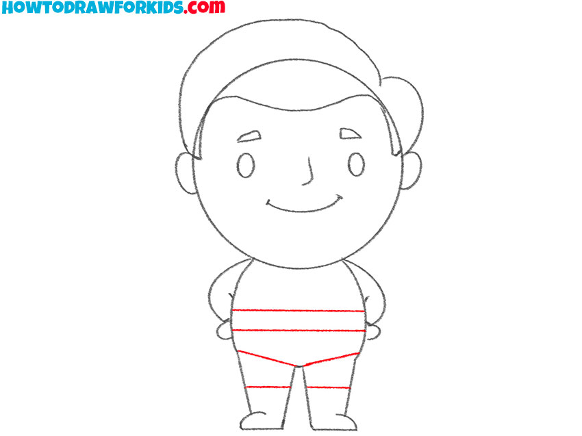 Easy How to Draw a Superhero Tutorial and Superhero Coloring Page