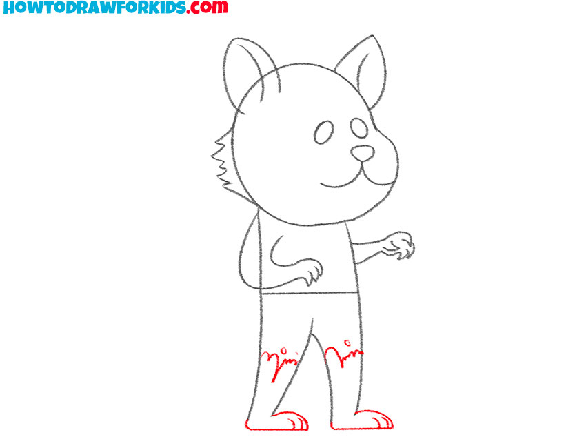 a werewolf drawing tutorial