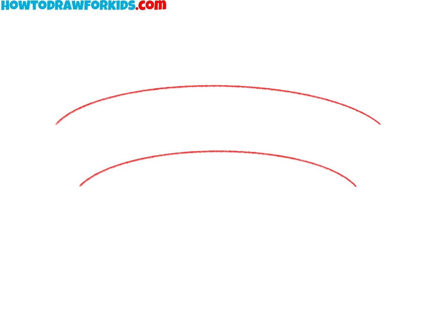 Define the top and bottom arcs