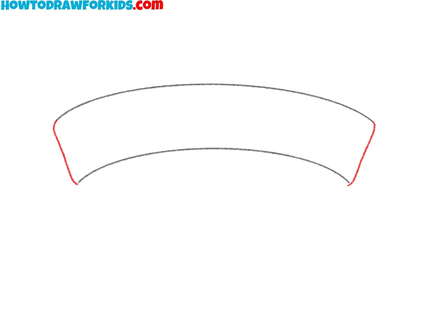 Connect the ends with diagonals