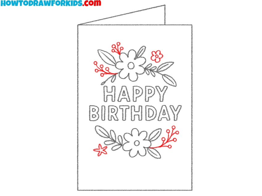 Draw smaller decorative elements